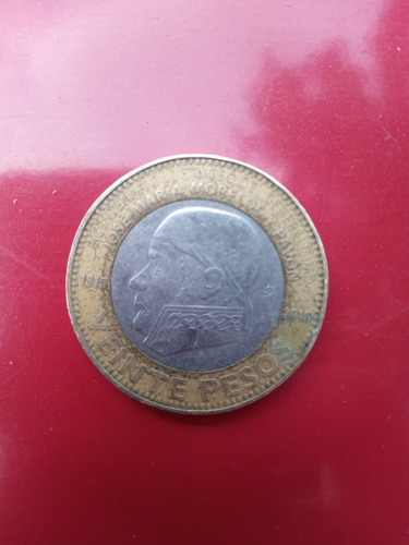 Moneda De Veinte Pesos Bicentenario Luctuoso De José M. More