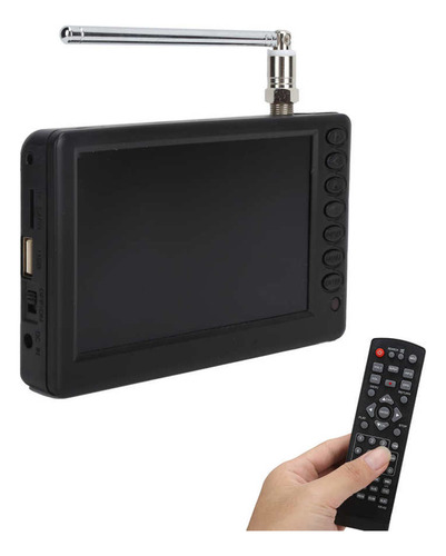 Mini Tv Digital Portátil Fm Con Recarga De 5 Pulgadas, 800 X