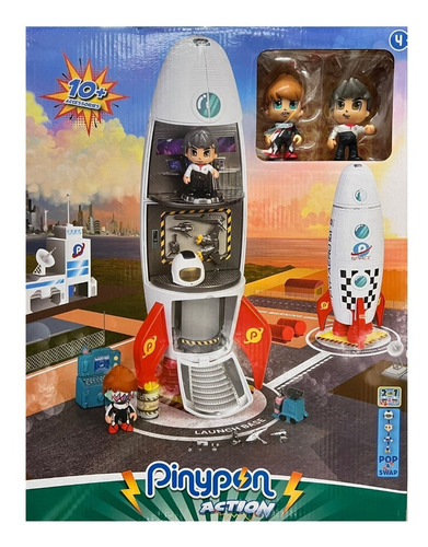 Pinypon Action Cohete Espacial Space Astonautas Original