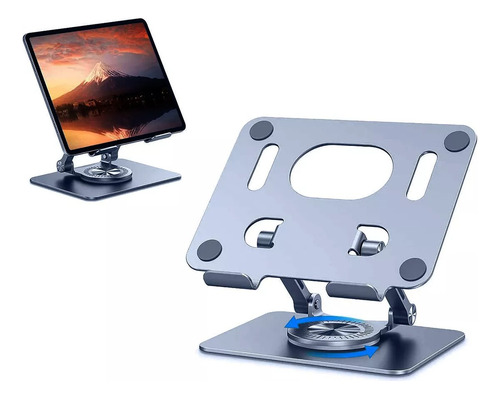 Base De Soporte Ajustable Plegable Giratorio 360 Para Tablet