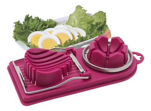 Egg Slicer 2 En 1, Multifunción, Sección Cortadora De Huevos