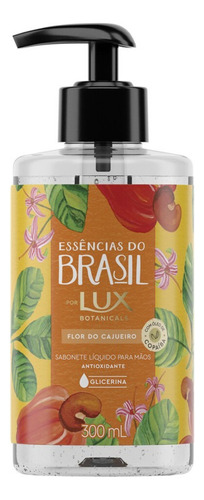 Sabonete Líquido Para As Mãos Essências Do Brasil 300ml Lux