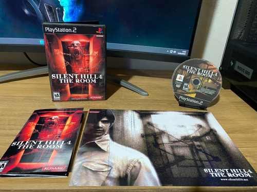 Silent Hill 4 - The Room Com Manual/pôster Para Ps2