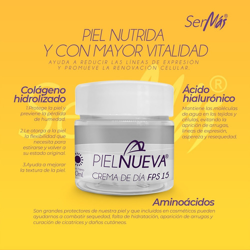 Pack Crema De Día Colageno 50g Fp15 Y Jabón Colágeno 100g