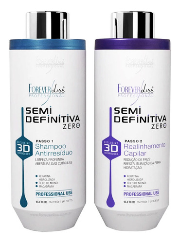 Escova Progressiva 3d E Botox Zero 1k Forever Liss