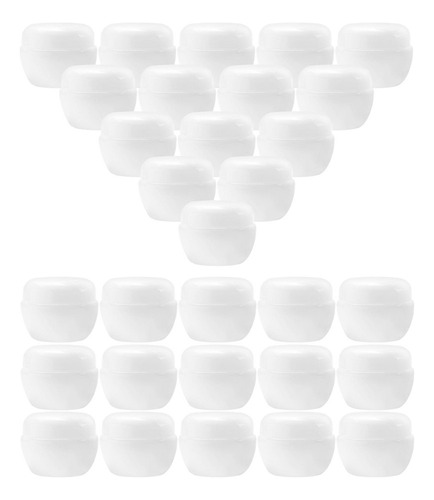 Frascos De Botellas De Crema Facial Portátiles A Blanco