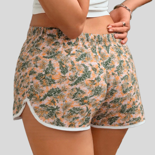 Short Para Mujer De Playa Secado Rápido Con Bolsas