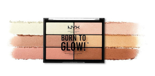 Nyx Born To Glow Highlighting Palette Paleta De Iluminadores Highlight Palette