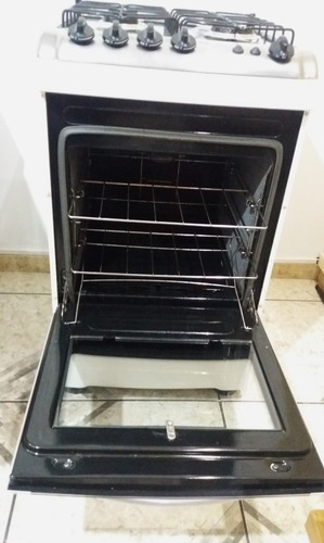 Fogão Eletrolux 4 Bocas Usado(só P/retira Em Sp Cap. Gde Sp) Branco/preto (Usado)