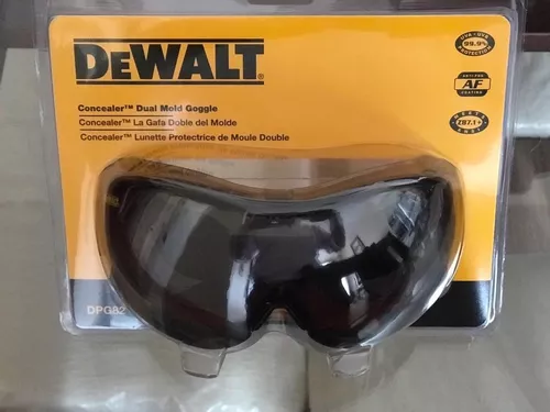 doble molde Gafas de seguridad antiniebla DeWalt DPG82-11 lente transparente