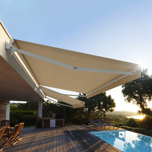 Toldo Retráctil Europeo Gaviota  4 Mts  X 2.50 Mts  Manual