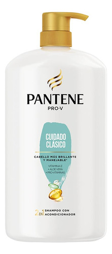 Shampoo Con Acondicionador Pantene  2en1 Cuidado Clásico 1l