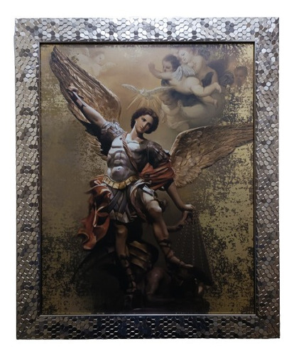 San Miguel Arcángel Op 1 En Marco Condesita 57 X 47 Cms