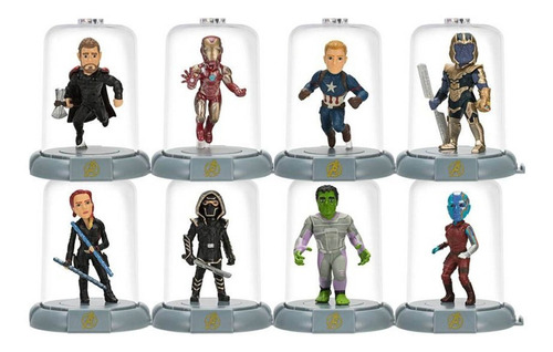 Mini Figuras Domos Vegadores End Game Marvel Domez Colección