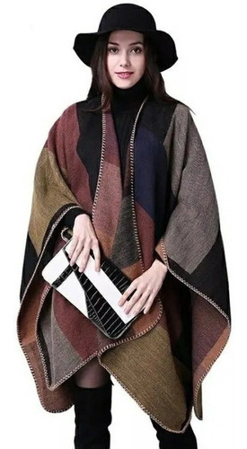 Capa Poncho Sweater Para Mujer