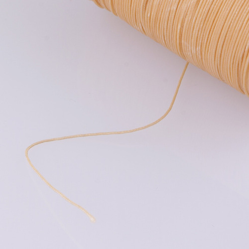 Cordón Redondo De Hilo Encerado De 5 X 0,5 Mm, Cosido A Mano