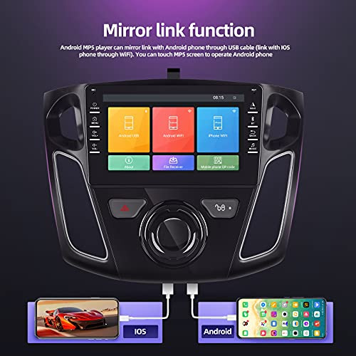 Radio Vehiculo Para Ford Focus Pantalla Tactil Estereo