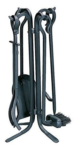 Uniflame, F-1126, Minichimenea Rústica Negra De 5 Piezas