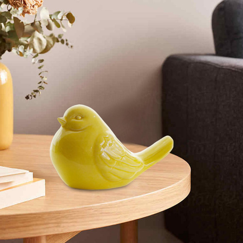 Adorno De Pájaro De Cerámica Estatuas De Estatuilla