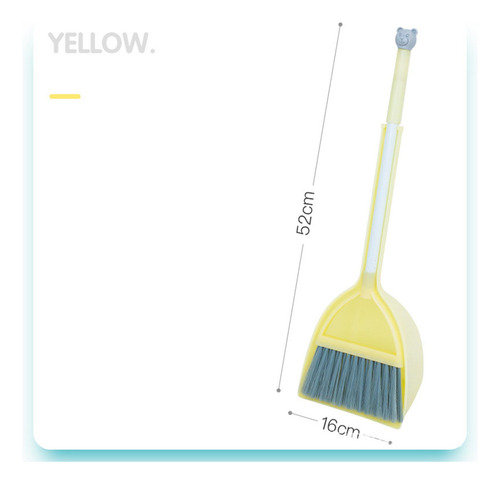 Little Housekeeping Helper Set De Escoba Escoba Amarilla
