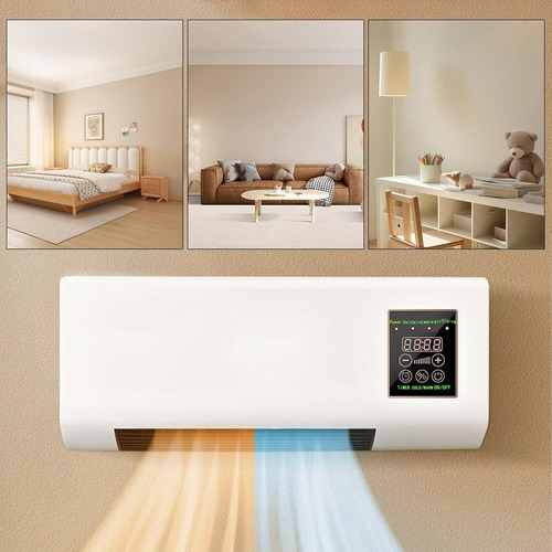 Paquete 10 Mini Calentador De Pared Calefactor Espacio Blanco