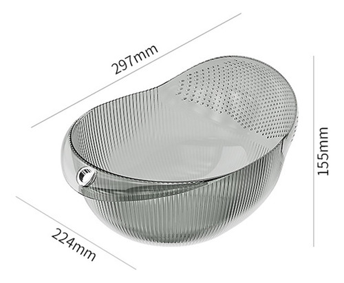 Colador De Cocina, Cesta De Drenaje, Cuenco De Lavado, Gris
