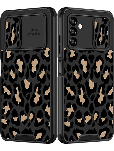 Funda Para Galaxy A13 5g Con Estampado De Leopardo Para Niña