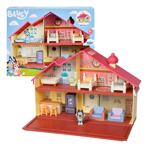 Bluey Casa Familiar Mas De 10 Muebles Y Figura  - Moose Toys