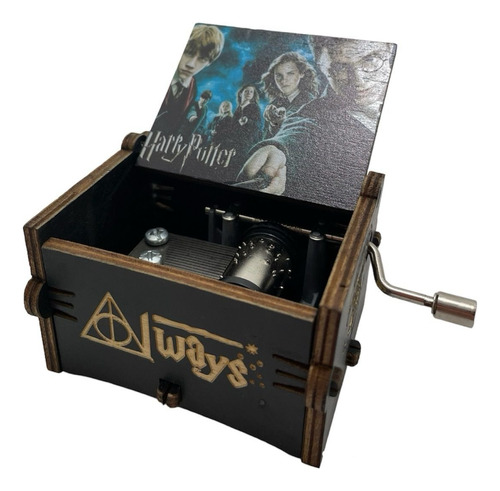 Caja Musical Harry Potter Amigos De Madera Diferentes Mod. 