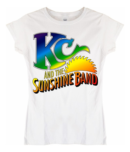 Polera Mujer Kc And The Sunshine Band Logo 2 Rock Abominatro