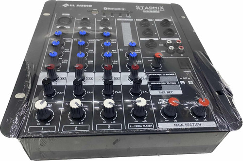 Mesa Som 4 Canais S402r Ll Audio Console Novo Bluetooth