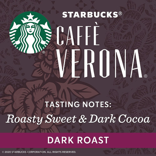 Imagen 3 de 5 de Café Starbucks Molido 250 Gr Verona Tostado Oscuro