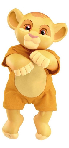 Boneco Simba Rei Leão Baby 36,5cm - Com Acessórios- Roma