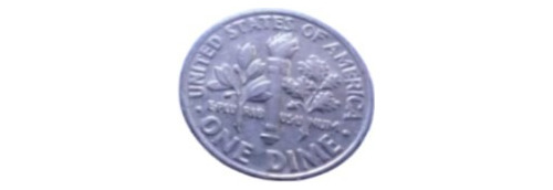 1 One Dime 1989 Estados Unidos Letra P (Usado)