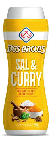 Sal Dos Anclas Saborizada Con Curry X 200g