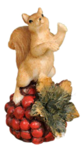 Figura De Ardilla De Resina Con Forma De Ardilla De Jardín C
