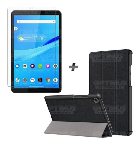 Combo Protector Vidrio Y Estuch Tablet Para Lenovo M8 X8505f