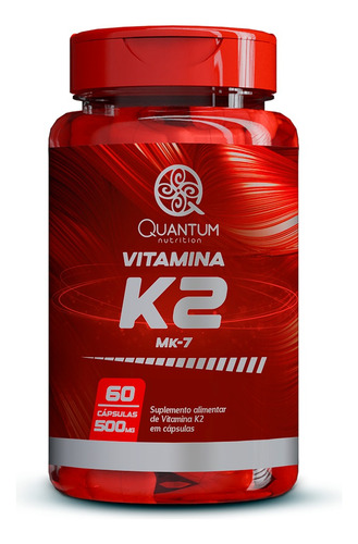 Vitamina K2 Mk7 Menaquinona + D3 2000ui 60caps 500mg Quantum
