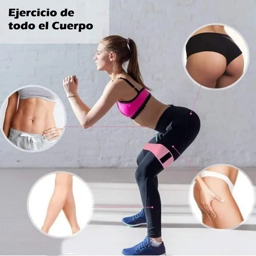 Set X5 Bandas Elásticas Ligas Ejercicio Entrenamiento