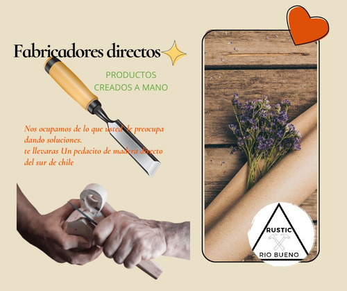 Pack 2 Exhibidores De Joyería De Madera, Porta Collar Rustic