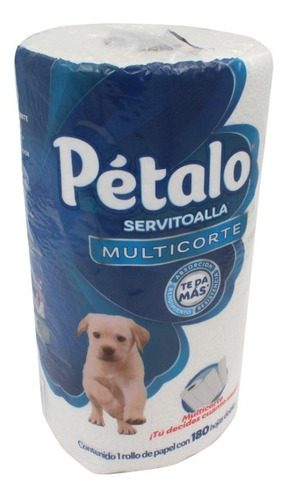 6 Pack Servitoallas Petalo Multicorte C/180 Hojas Dobles C/u