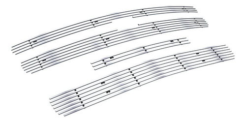 Aps Para Chevy Silverado Acero Inoxidable Ss Cromado Rejilla