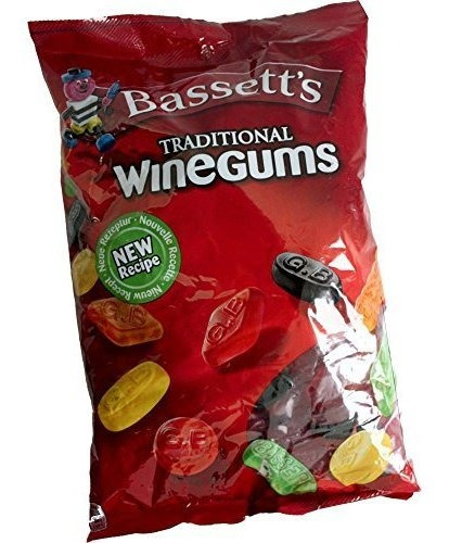 Dulce De Gomita, Basset's Traditional Wine Gums, 1er Pack (1