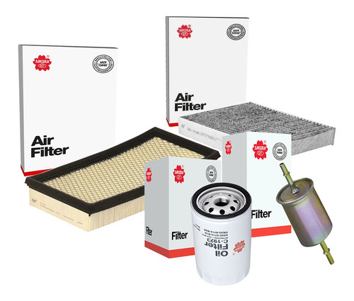 Kit Filtros Aceite Aire Gasolina Cabina Focus 2.0l L4 2000