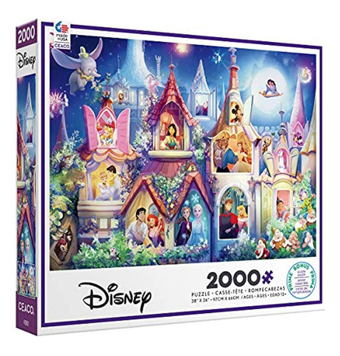 Ceaco - Disney - Castillo De Princesas - Rompecabezas De 200
