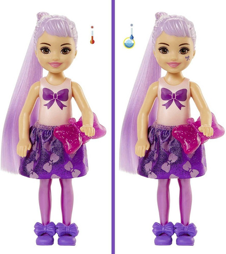 Barbie Chelsea Doll Color Reveal Water Reveals Glitter Serie