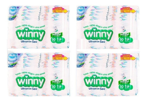 Pañales Winny Etapa 1 X 200 + 80 T - Unidad a $3338