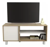 Comprar Rack Tv Nordico Minimalista Con Puerta Tv 55 1,30mt 4102 Color Olmo Everest