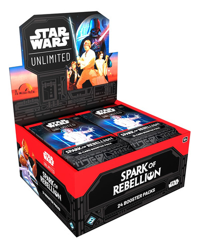 Star Wars Unlimited Spark Of Rebellion Booster Box 24 Pacote