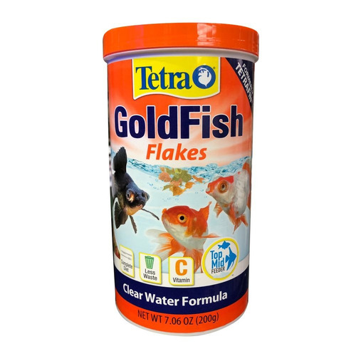 Alimento Para Peces Agua Fria Tetra Goldfish 200gr Escamas